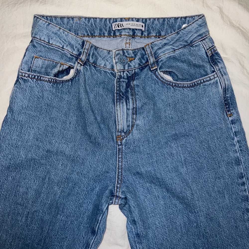 Zara straight jeans